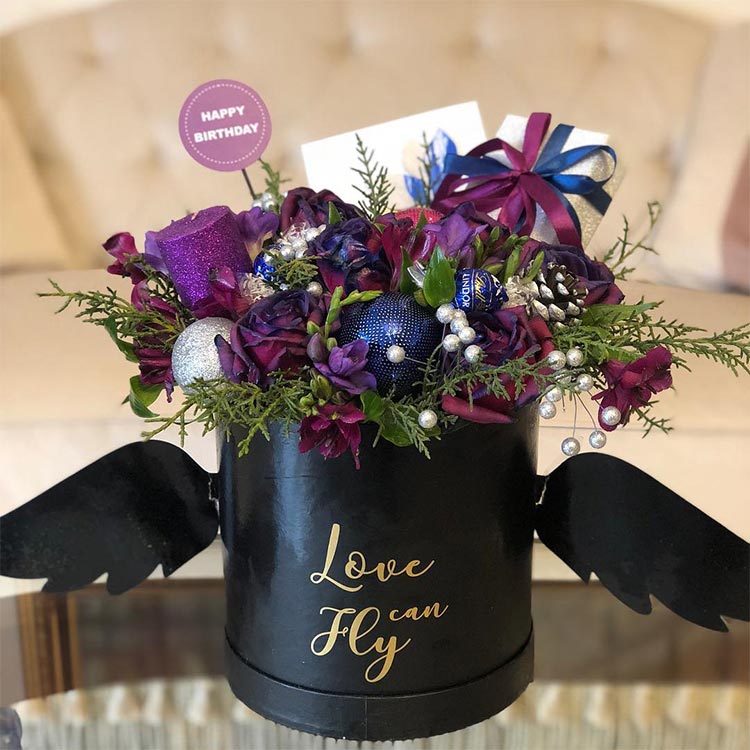 باکس گل آبی