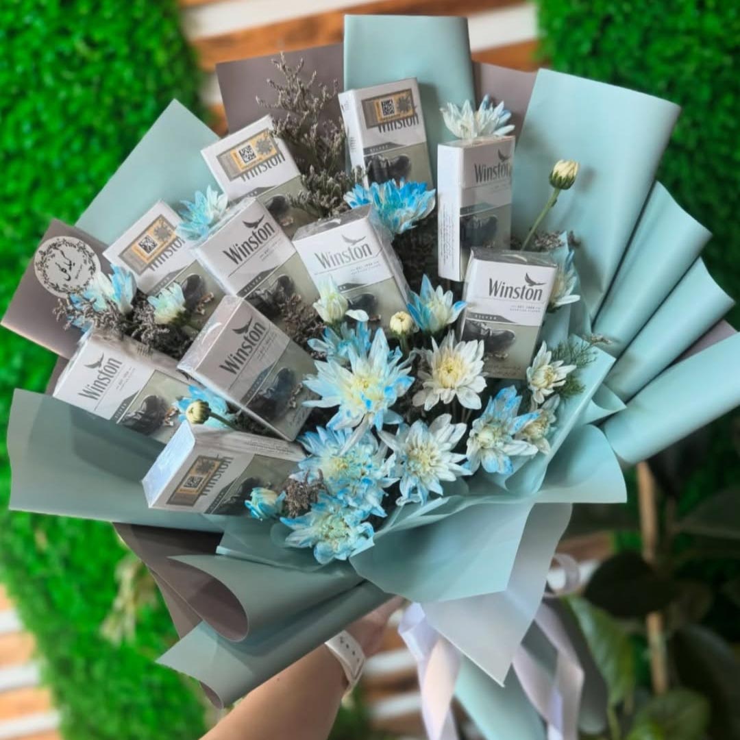 دسته گل سیگار وینیستون اولترا Cigarette bouquet