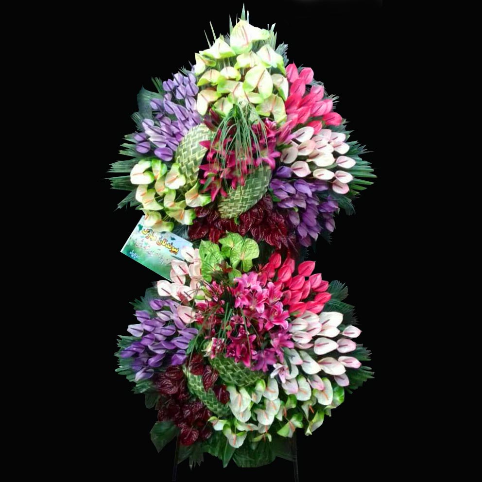 گل آنتوریوم و لیلیوم با ترکیب رنگی خاص